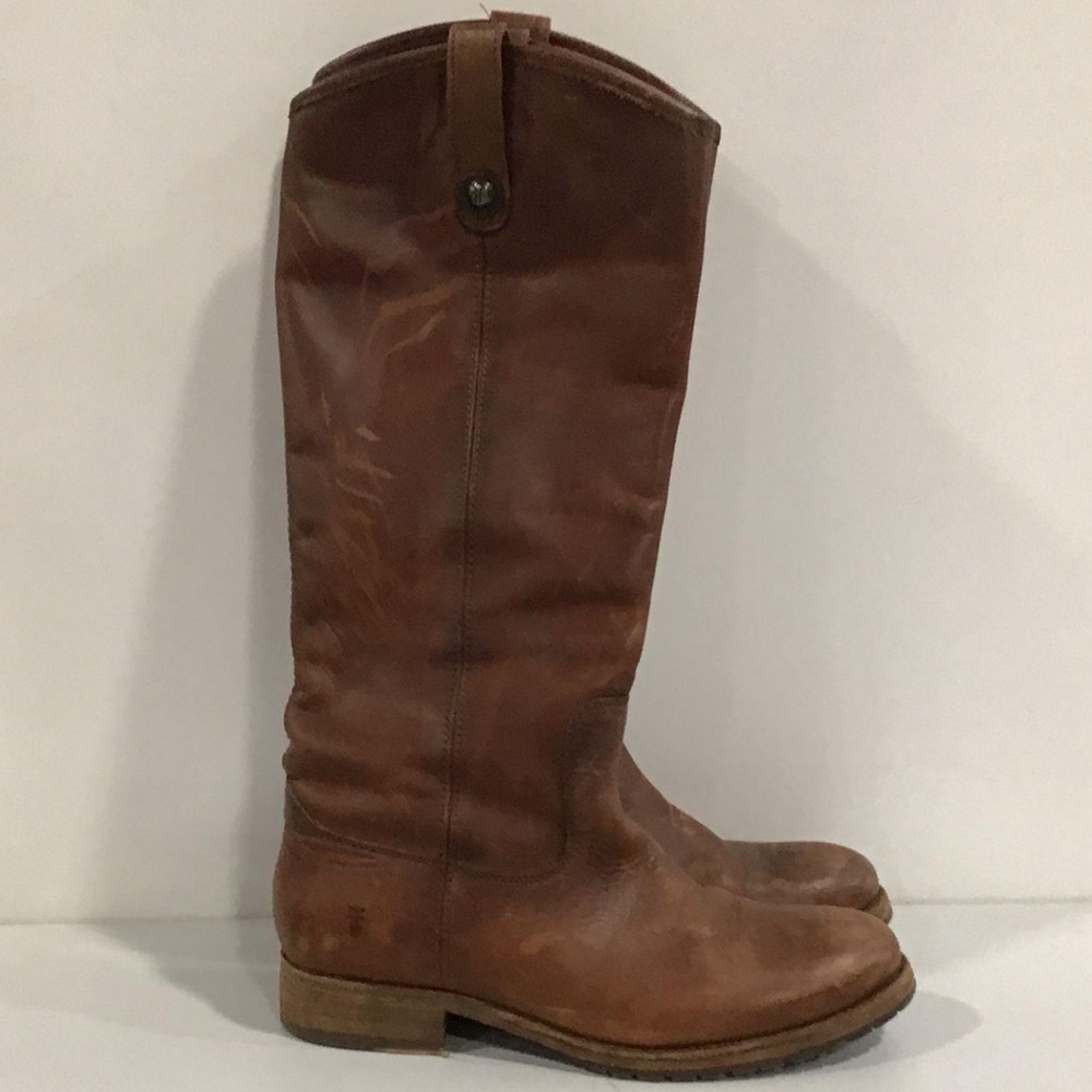 Women’s Frye Brown Leather Riding Boot Size 7B